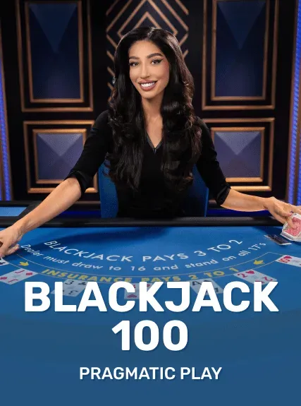 Blackjack 100 game tile